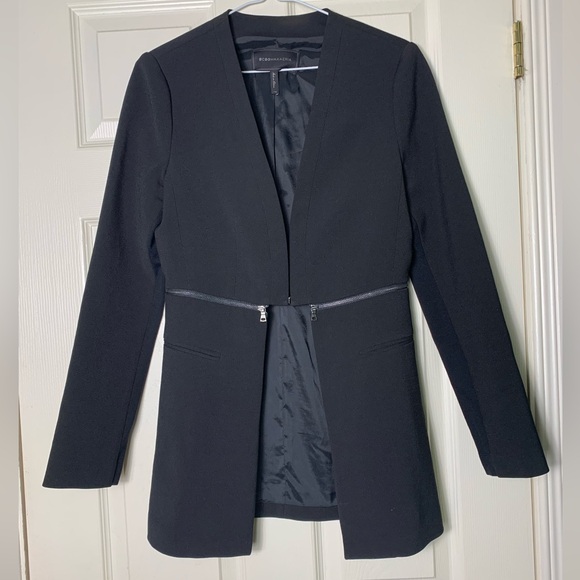 BCBGMAXAZRIA | Derek Zip Detail Blazer - XS - Picture 2 of 7